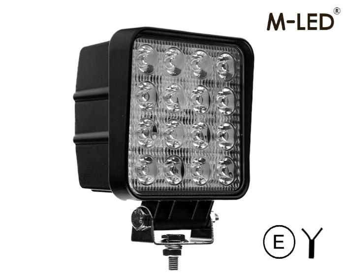 Mobisuv M-LED 48 Watt Werklamp 10-30V 3600 Lumen EMC Ontstoo, Gebruikt, -, Verzenden, -