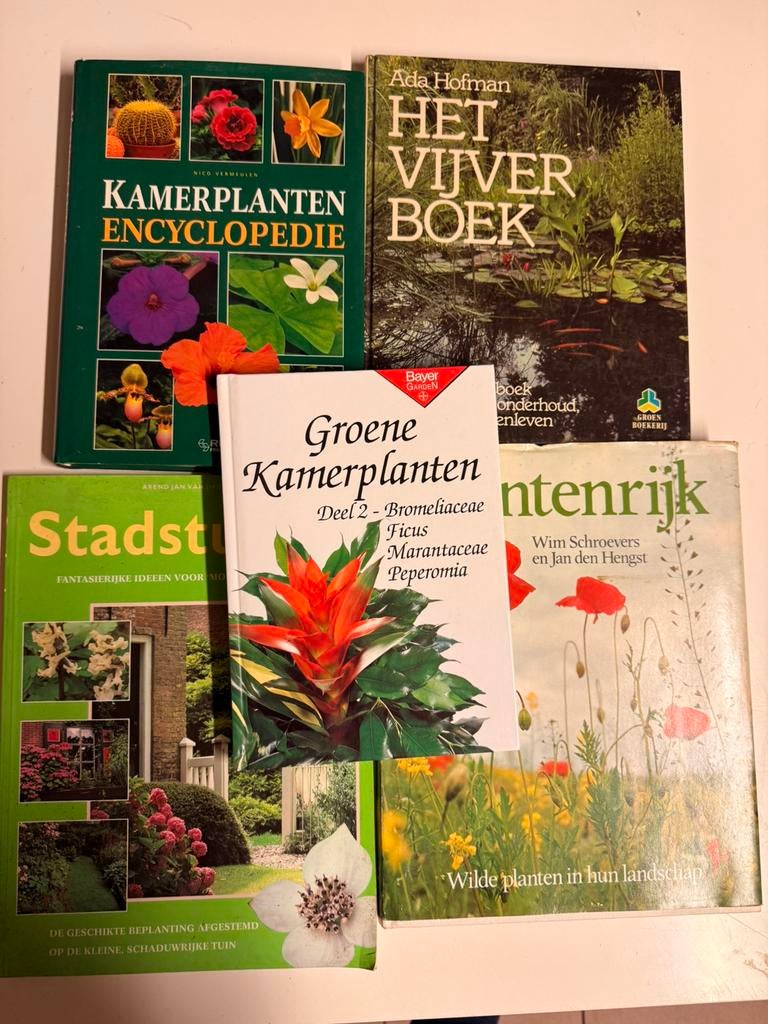 Tuin en plantenboeken14 stukskamerplanten,tuinieren, natuur), Ophalen, Zo goed als nieuw, Kamerplanten