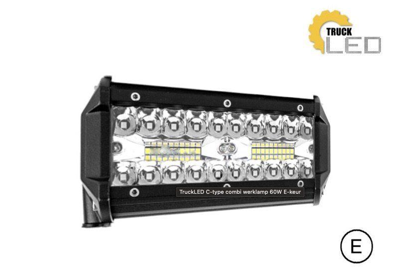 Mobisuv Combi Werklamp C-Type 60Watt E-keur Led Verlichting, Gebruikt, -, Verzenden, -