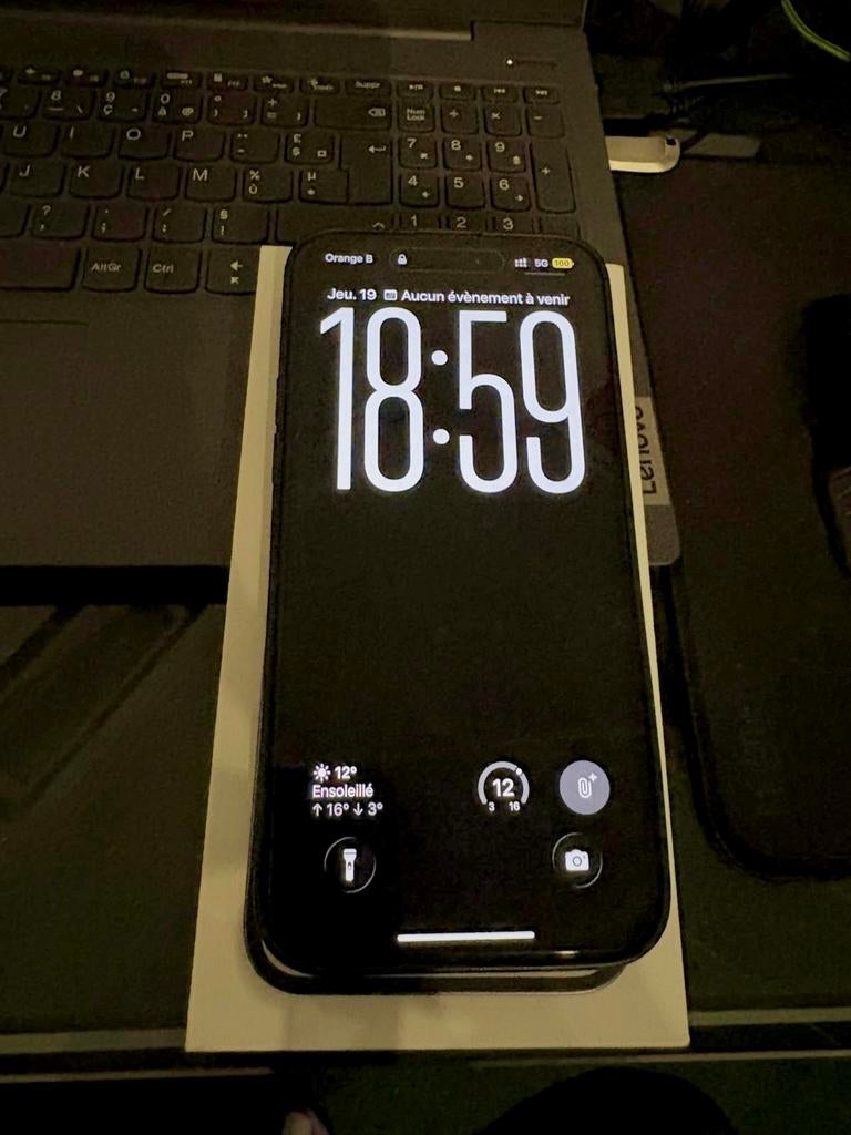 iPhone 14 Pro Max 128 Go - Noir Sidéral téléphone bon état, Enlèvement, Comme neuf