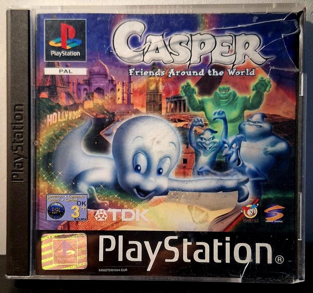 PS1 Casper: Friends Around the World, Games en Spelcomputers, Games | Sony PlayStation 1, Ophalen of Verzenden