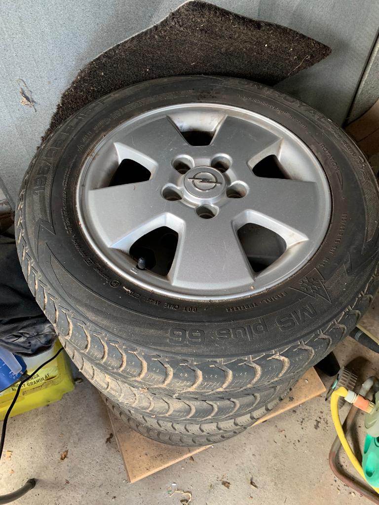 Opel astra wielen 5x110, Auto-onderdelen, Banden en Velgen, Ophalen, Gebruikt, 15 inch, Banden en Velgen