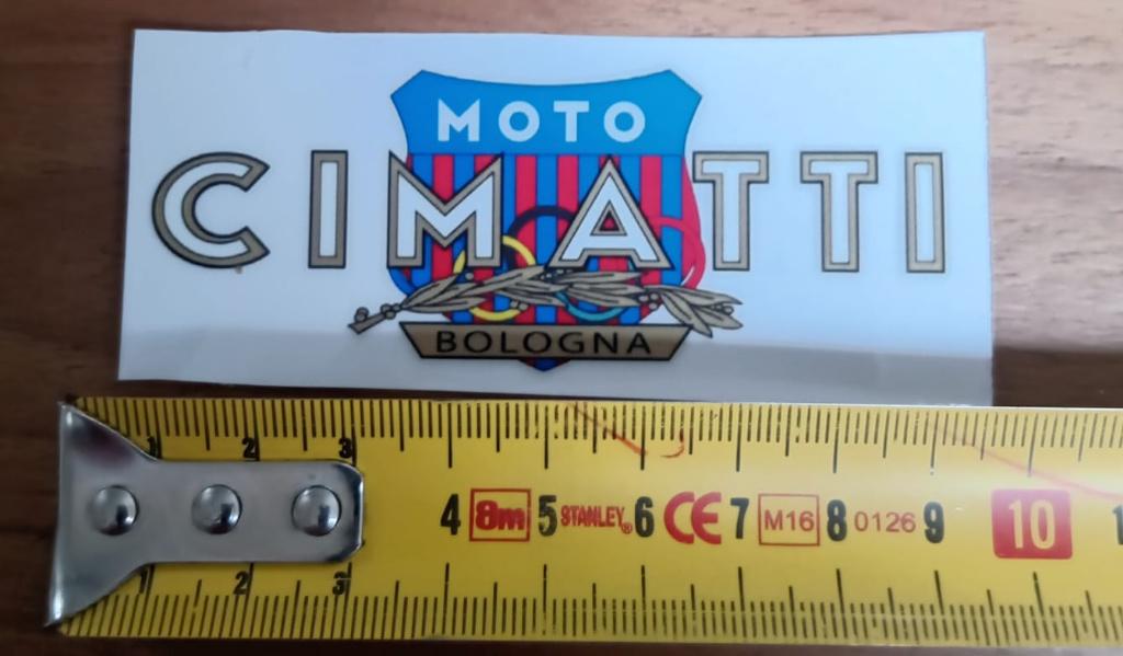 cimatti s4/b sticker stickerset oldtimer retro bromfiets, Fietsen en Brommers, Brommeronderdelen | Algemeen, Ophalen of Verzenden