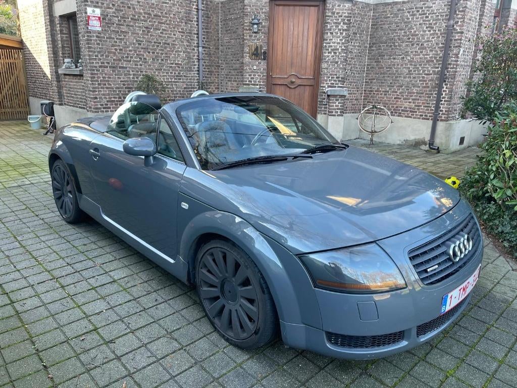 Audi TT MK1 Roadster Quattro 225 pk – Iconische cabrio, Auto's, Audi, TT, Zwart, Cabriolet, Leder