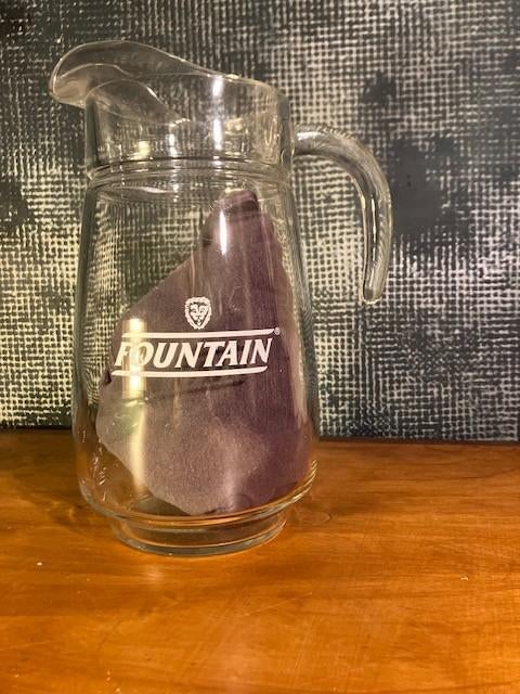 ANCIENNE CARAFE DE FONTAINE À LIMONADE. H : 25 CM COMME NEUF, Collections, Enlèvement ou Envoi, Comme neuf