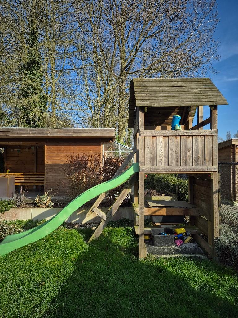 Houten speeltoren, Ophalen, Gebruikt