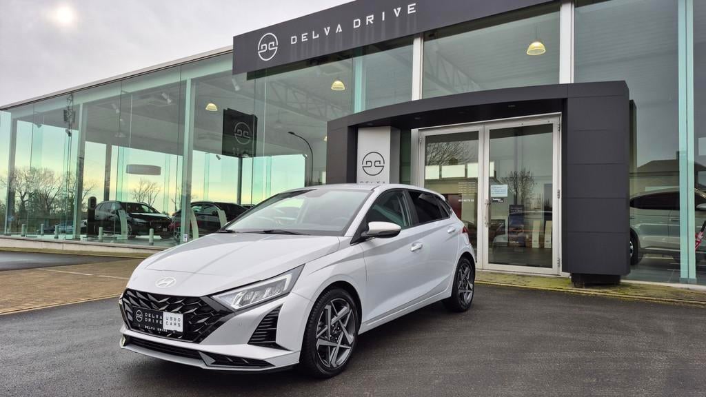 Hyundai i20 1.0 TGDI Trend Line  automaat, Auto's, Hyundai, Stof, Gebruikt, Zwart, 100 pk