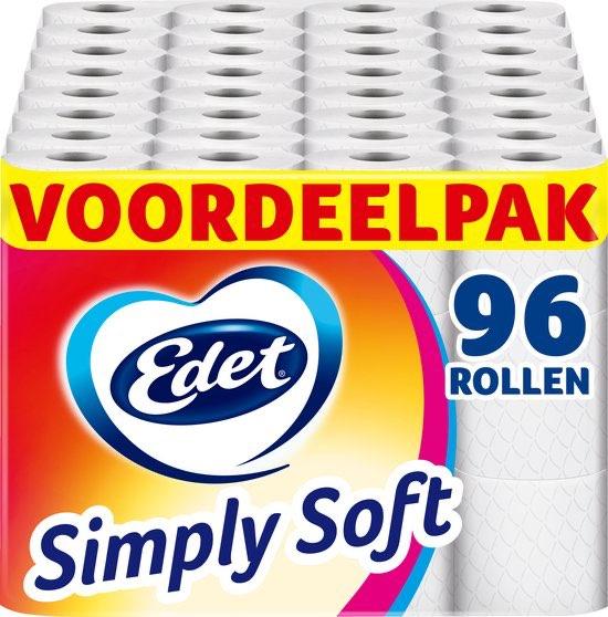 96 rollen Simply Soft Toiletpapier - GRATIS VERZENDING, Verzenden, Nieuw