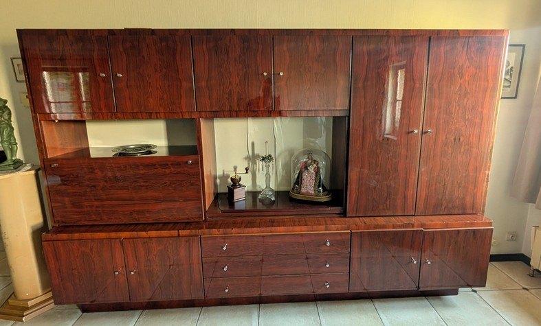 armoire murale multifonctionnelle vintage des années 60, Avec tablette(s), 200 cm ou plus, Utilisé, 50 à 75 cm