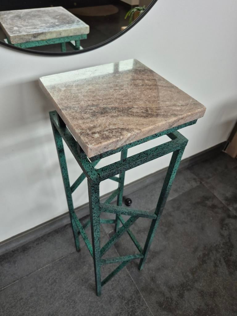 Belle colonne végétale vintage/Pied-de-Stalle, Enlèvement, Métal