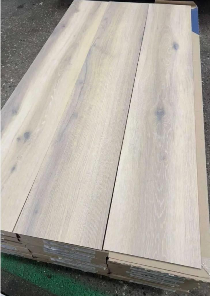 Parquet vinyle chêne clair neuf 90m² – lot complet – prix pr, Enlèvement, Parquet