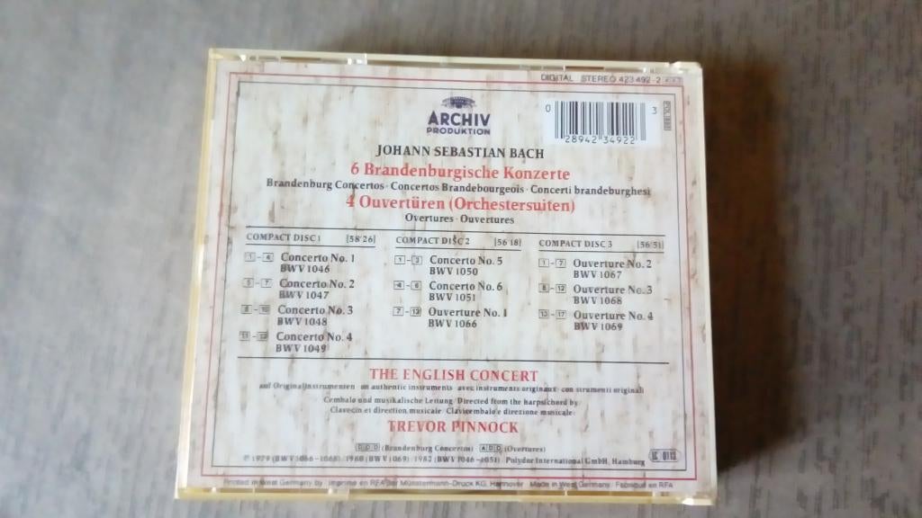 CD. Bach. Brandenburg Concertos Orchestral Suites., Ophalen, Zo goed als nieuw