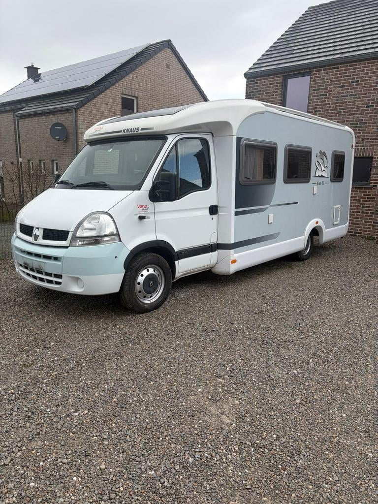 Renault master 3000hdi 116000km  année 2007 cellule Knaus, Télévision, Jusqu'à 4, Boîte manuelle, Intégral