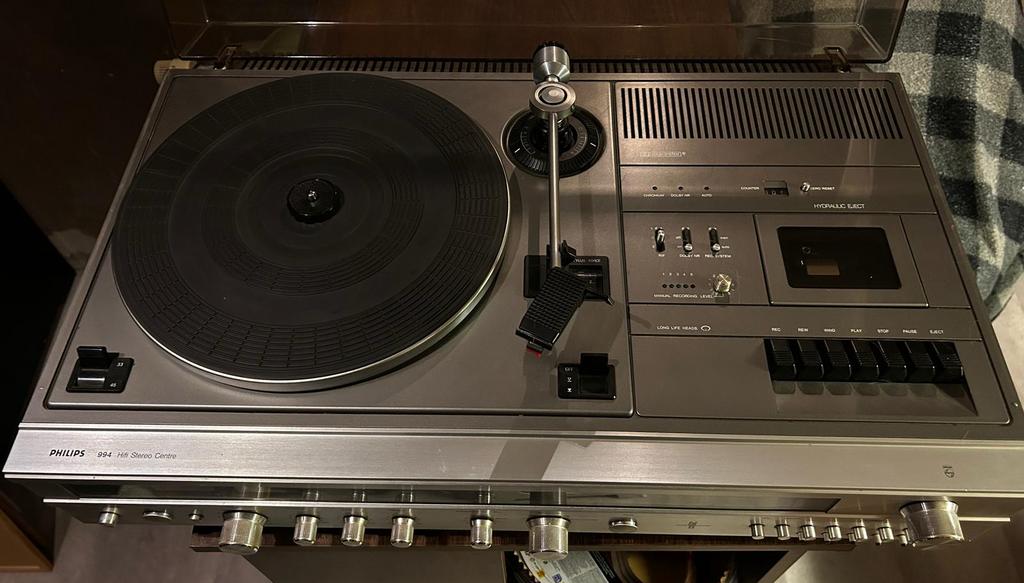 Philips 994 hifi stereo centre, Audio, Tv en Foto, Platenspelers, Ophalen, Gebruikt, Platenspeler, Philips