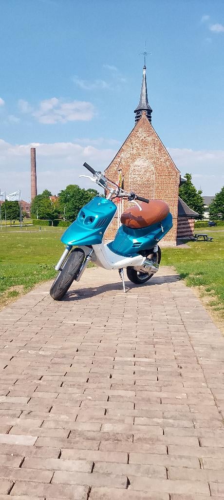 MBK/Yamaha Booster Spirit 70cc Custom/Gereviseerd – BCD Blue, Fietsen en Brommers, Ophalen, Overige modellen, 70 cc, Klasse B (45 km/u)