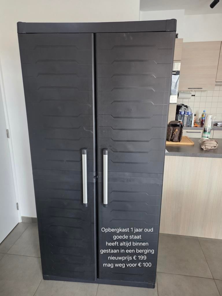 Keter xl grote opbergkast, Ophalen