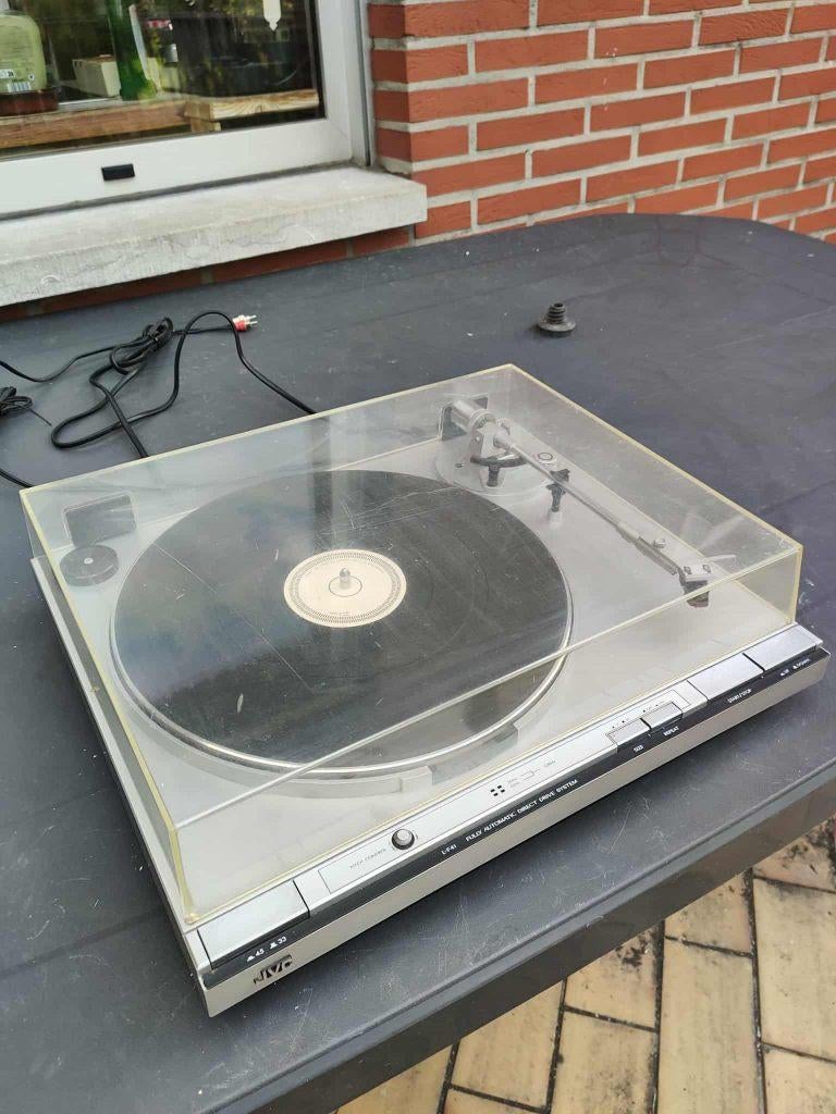JVC L-F41 - Platenspeler, Audio, Tv en Foto, Platenspelers, Ophalen of Verzenden, Gebruikt, Platenspeler, Automatisch