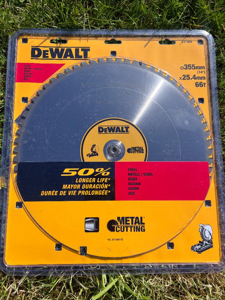 Zaagblad metaal Dewalt, Doe-het-zelf en Bouw, Ophalen, Nieuw, Afkortzaag, Dewalt