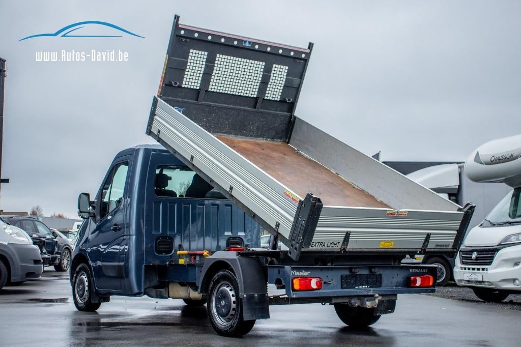 Renault Master Kipper / Kipbak L2H1 2.3 dCi 3 Plaatsen, Auto's, Bestelwagens en Lichte vracht, Voorwielaandrijving, Stof, 4 cilinders