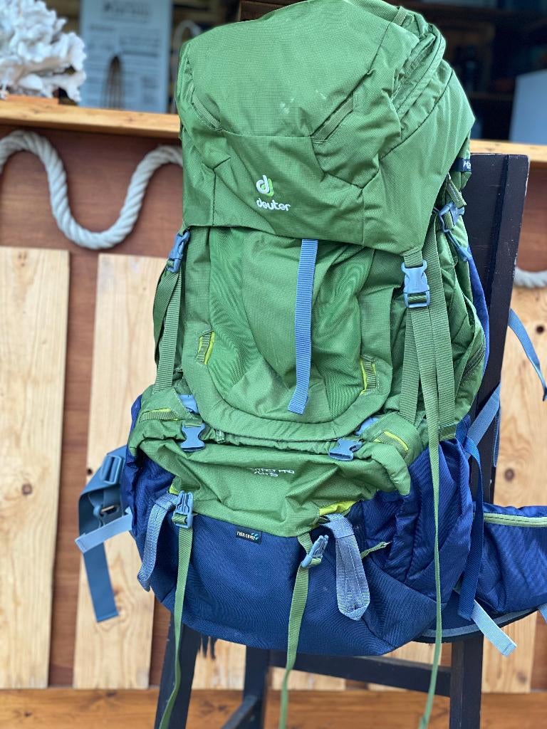 SAC a DOS DEUTER Aircontact 70+15 l, Sport en Fitness, Bergsport en Wandelen, Ophalen, Zo goed als nieuw, Rugzak