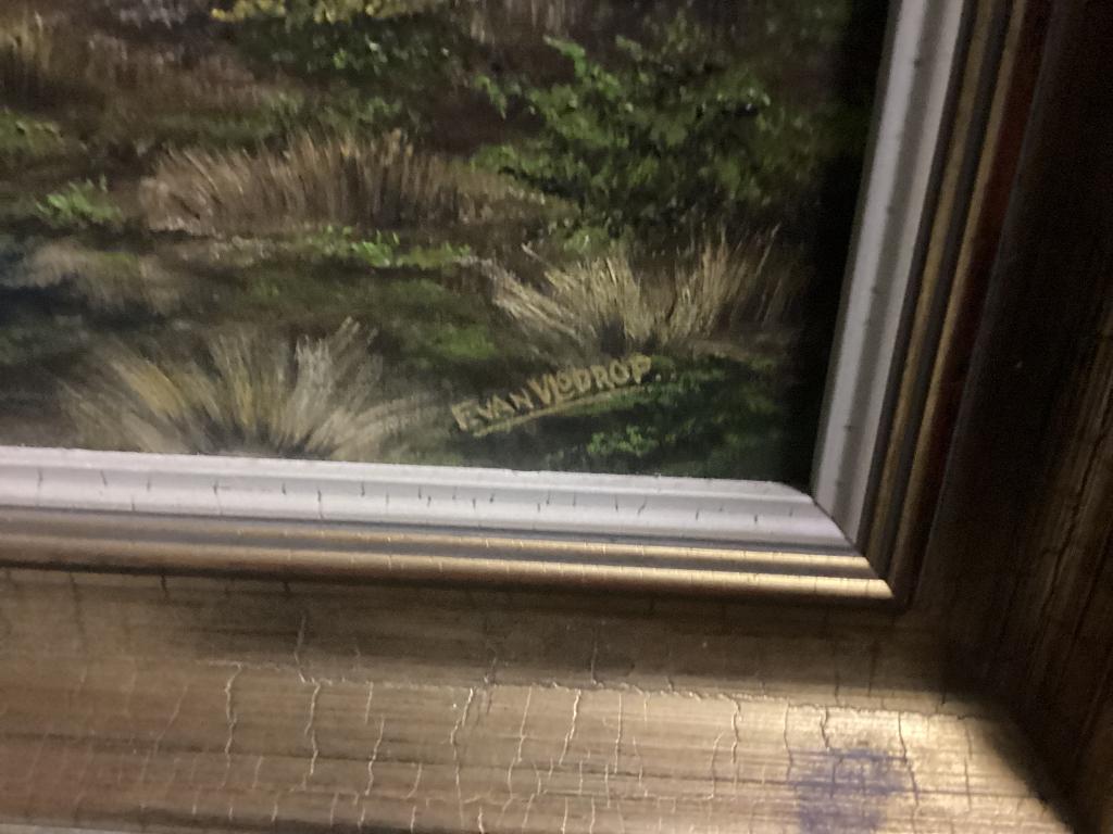 Handgeschilderde schilderij, Antiek en Kunst, Ophalen