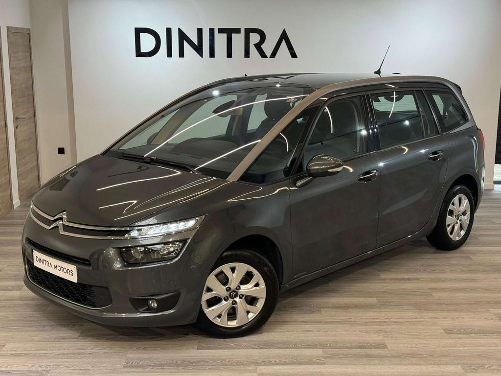 Citroen Grand C4 Picasso 1.6i Intensive S - 7 Zit/Navi/Camer, Auto's, Automaat, Stof, Gebruikt, 4 cilinders