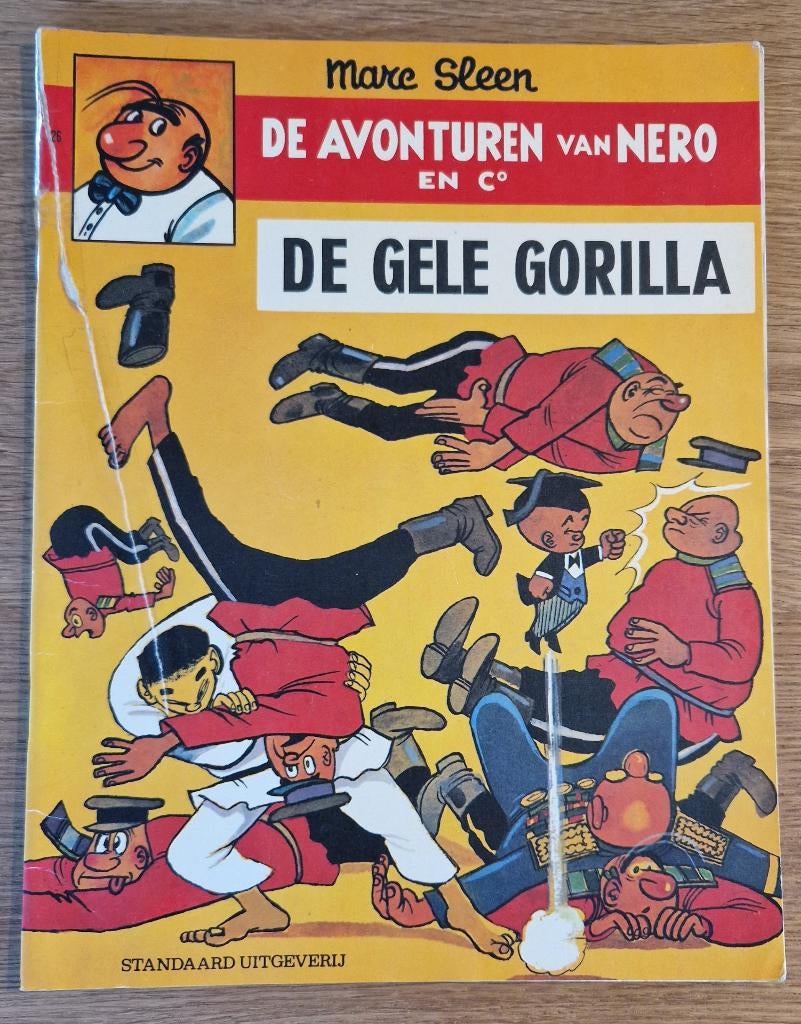 Nero - De gele gorilla - 26 - 1e druk (1972) Strip, Livres, BD, Utilisé, Une BD