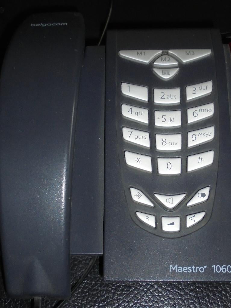 vast telefoontoestel Belgacom, Telecommunicatie, Telefooncentrales, Ophalen of Verzenden, Gebruikt