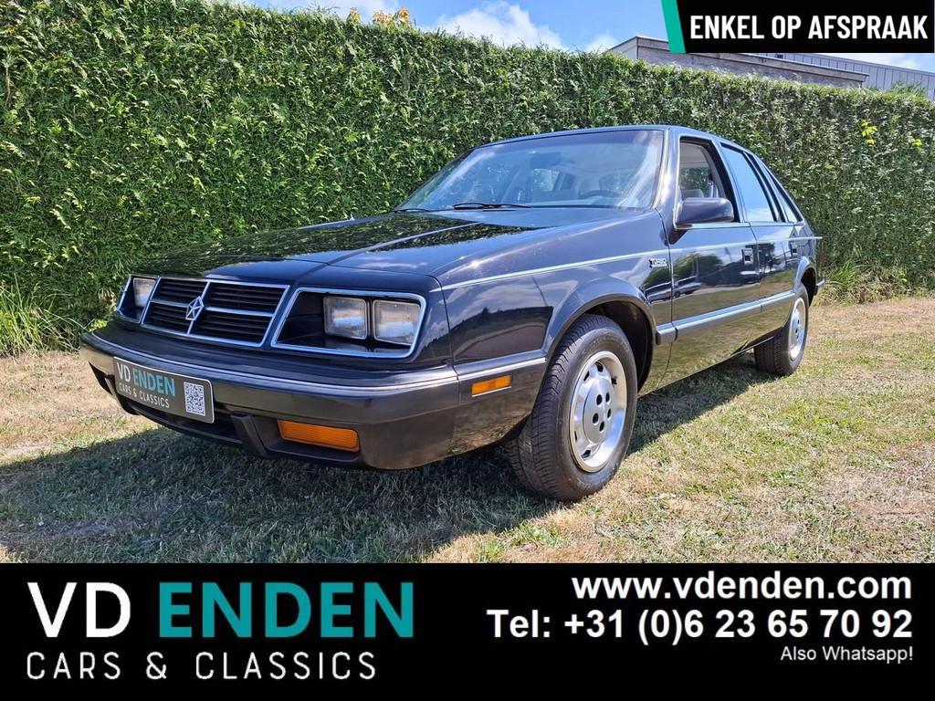 Dodge Lancer EFI Turbo - 1986 - 42ML origineel!, Auto's, Stof, 109 kW, Zwart, Bedrijf