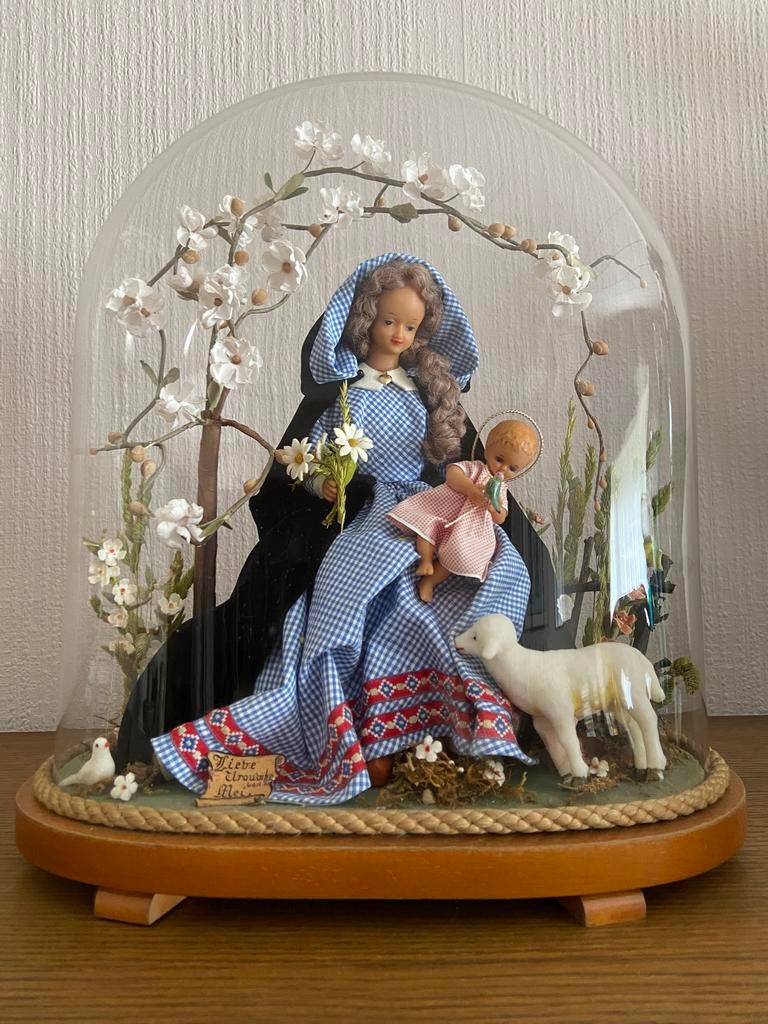 Stolp met religieuze beelden, Antiek en Kunst, Antiek | Religieuze voorwerpen, Ophalen