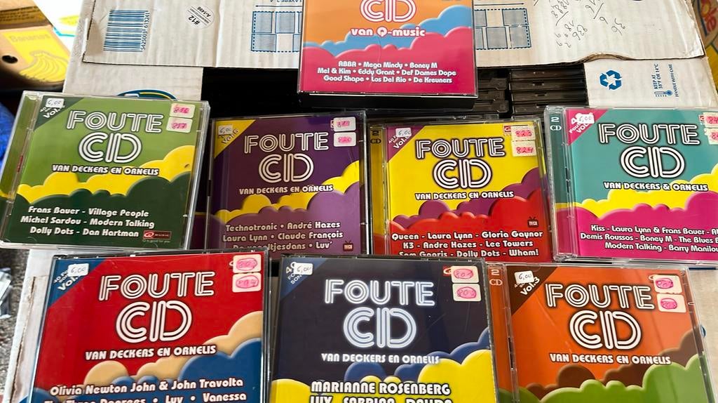 Foute CD Q Music vol 1 tem vol 8, Ophalen of Verzenden