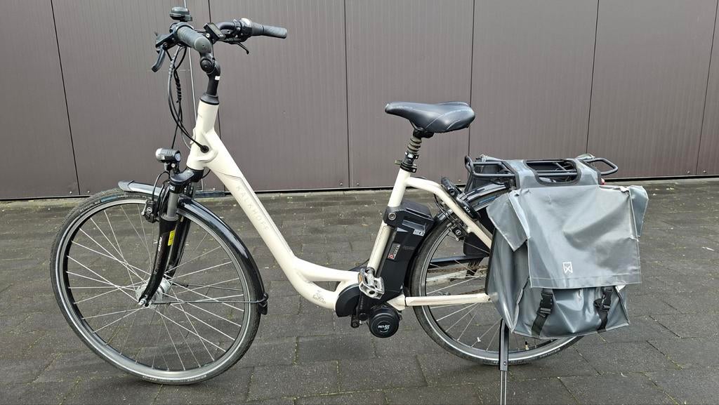 Kalkhoff Agattu elektrische damesfiets, nieuwstaat, Fietsen en Brommers, Gebruikt, 47 tot 51 cm, 50 km per accu of meer, Ophalen