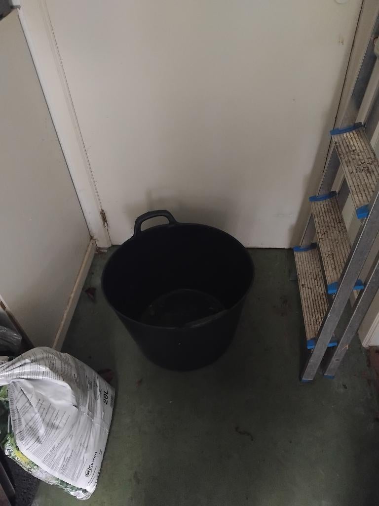 plasticforte flexibele emmer, Ophalen, Zo goed als nieuw, Kunststof, Met handgreep