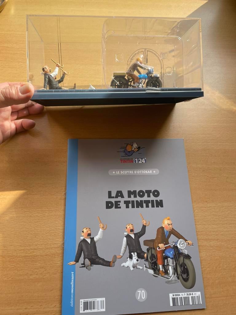 Tintin sur la moto, Collections, Enlèvement, Tintin, Comme neuf