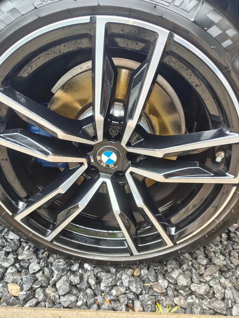 M velgen 19 inch breedset 5x112, Auto-onderdelen, Ophalen, 19 inch, Band(en)