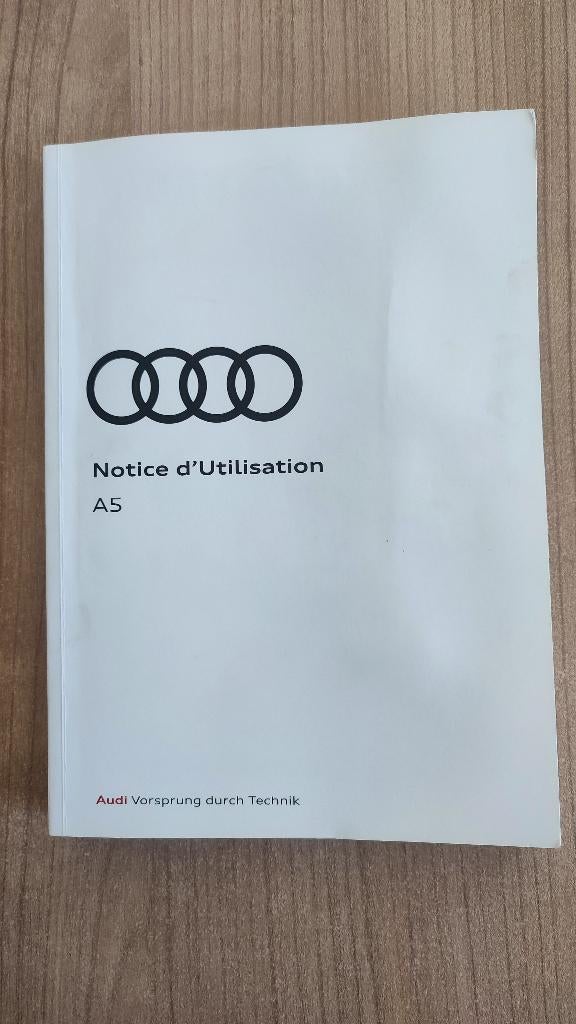 Manuel d'utilisation Audi A5 2017-2019, Enlèvement ou Envoi