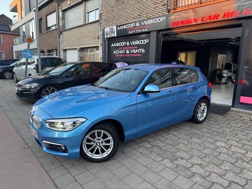 BMW 116D Urban Led-verlichting Navigatie Winterwielset, Auto's, 1 Reeks, Euro 6, Blauw, Bedrijf