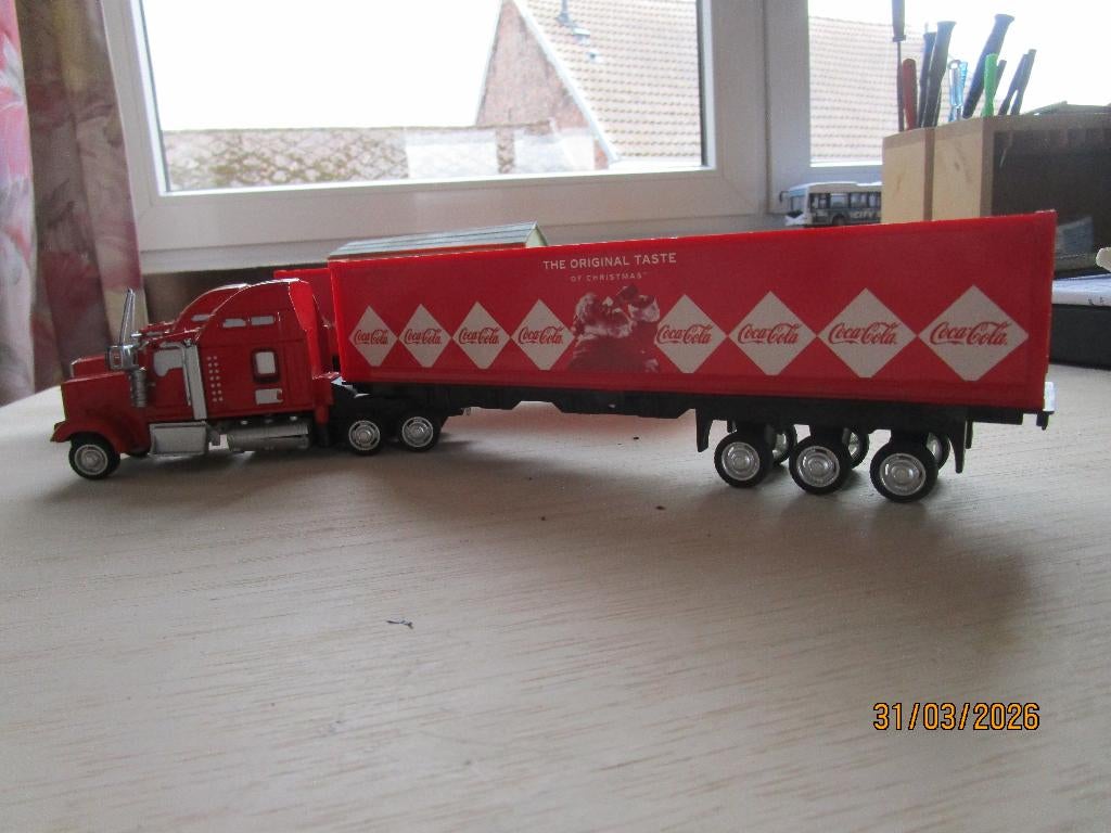 2 x Coca-Cola kerst ornament | Kurt S. Adler (Truck), Hobby en Vrije tijd, Modelbouw | Auto's en Voertuigen, Overige merken, Gebruikt
