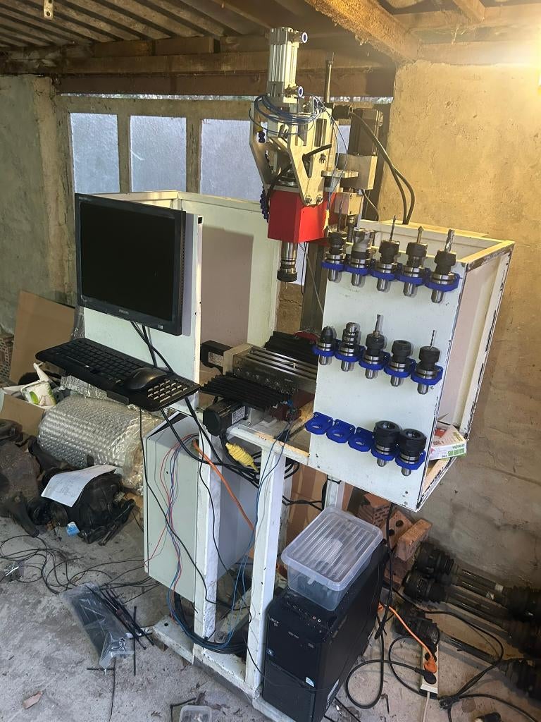 Sieg CNC freesmachine, Bricolage & Construction, Outillage | Fraiseuses, Enlèvement, Utilisé, Électrique, Autres types