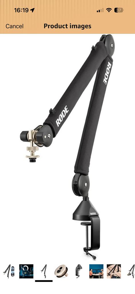 RØDE PSA1+ bras de microphone studio + câble XLR – état neuf, Enlèvement, Neuf