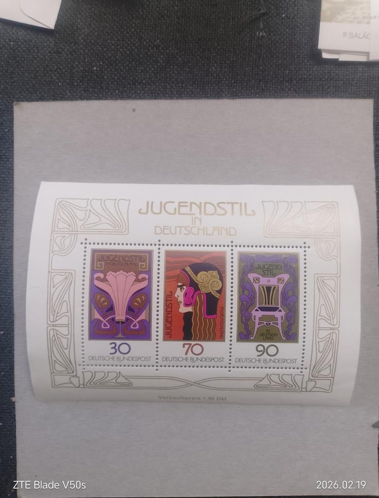 Postzegels Jugend Style, Postzegels en Munten, Postzegels | Thematische zegels, Ophalen of Verzenden