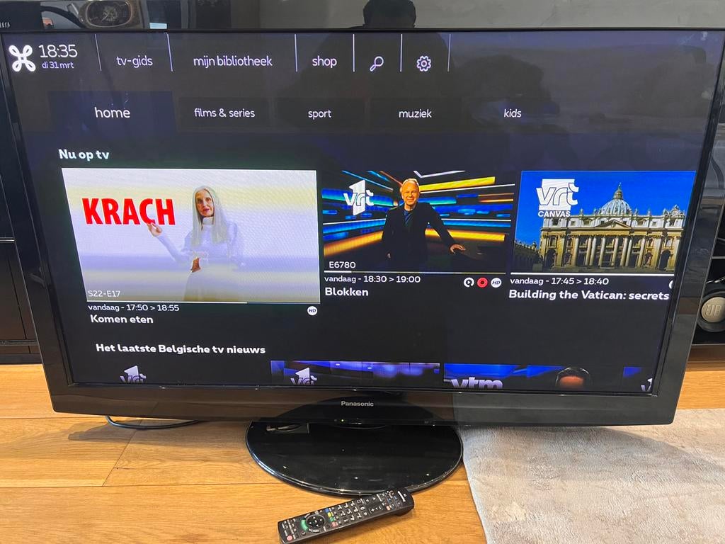 Tv panasonic 50”, Audio, Tv en Foto, Televisies, Ophalen of Verzenden, Zo goed als nieuw, Panasonic