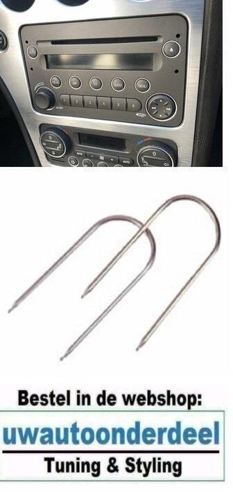 Radio Cd Demontage Sleutel Tool Beugel Aux Alfa Romeo Brera, Envoi