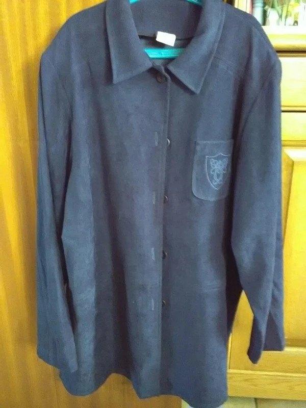 Ensemble veste pantalon tissu effet peau de pêche taille 44, Taille 42/44 (L), Enlèvement ou Envoi, Sans marque, Porté