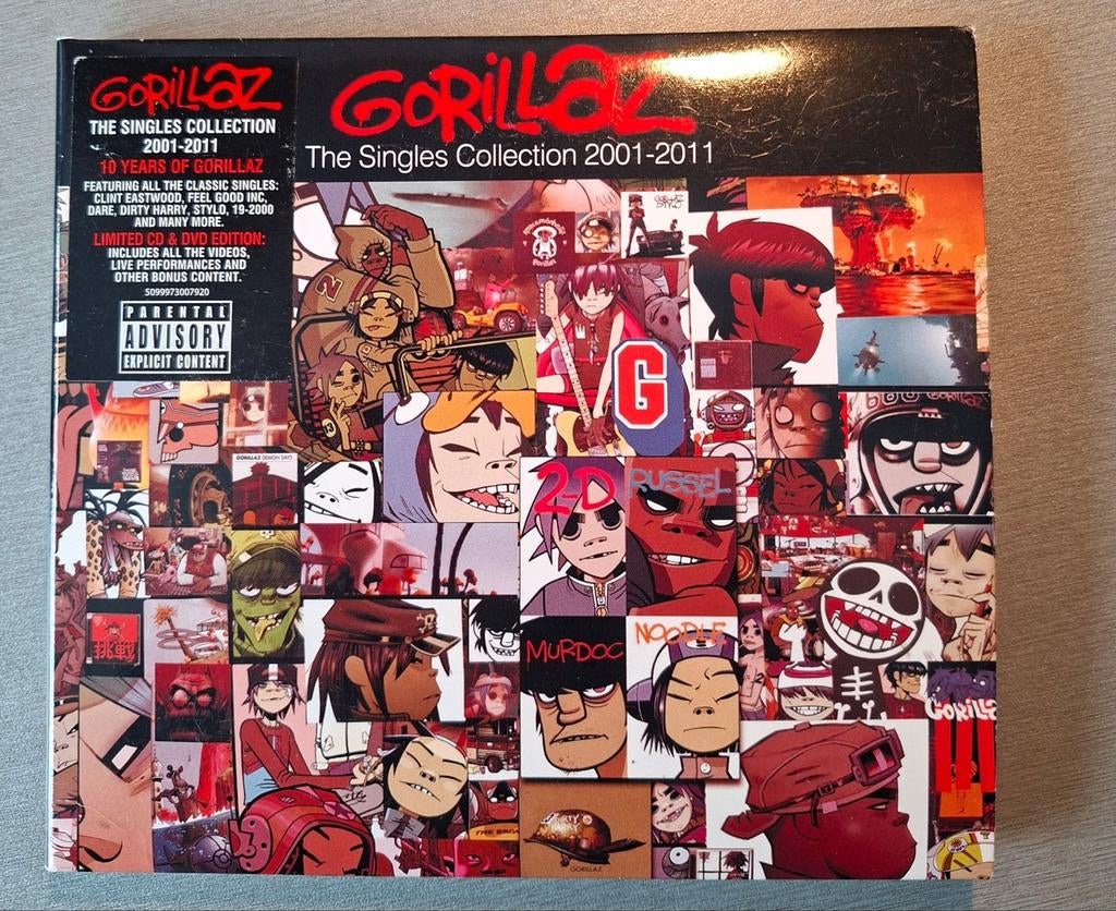 Cd/dvd. Gorillaz. The Singles Collection 2001-2011., Ophalen of Verzenden