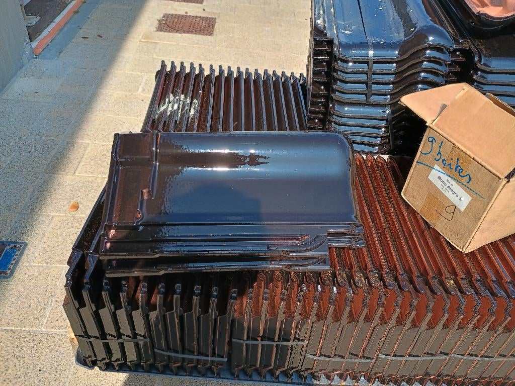 dakpannen, Doe-het-zelf en Bouw, Dakpannen en Dakbedekking, Ophalen, Nieuw, Zwart, Dakpannen