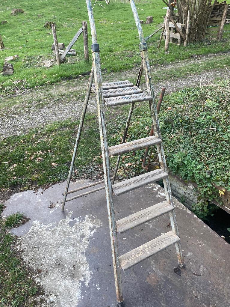 Escabelle, Bricolage & Construction, Échelles & Escaliers, Enlèvement, Utilisé, Moins de 2 mètres