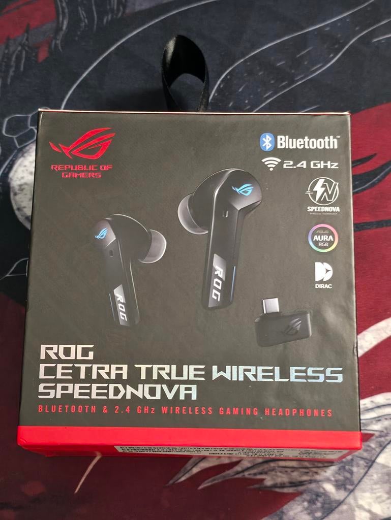 ASUS ROG Cetra True Wireless SpeedNova gaming earbuds, Ophalen, Overige merken, Bluetooth