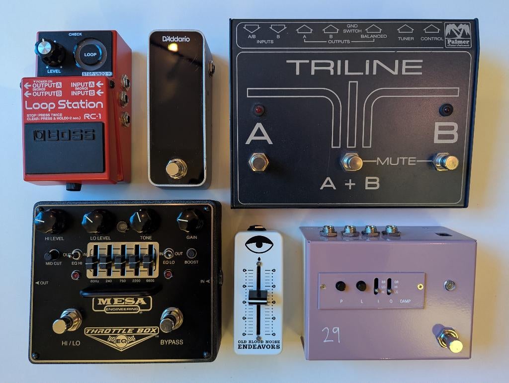 Boss Mesa Boogie 29 Pedalen Palmer DI D'Addario, Muziek en Instrumenten, Ophalen of Verzenden, Zo goed als nieuw