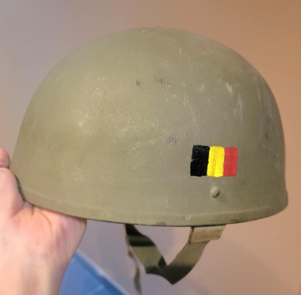 Casque belge RECCE - 1952, Collections, Objets militaires | Général, Armée de terre, Enlèvement ou Envoi
